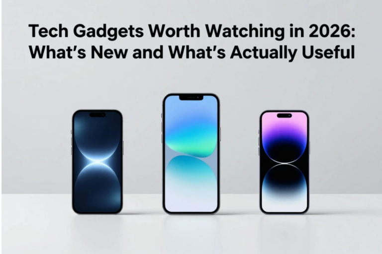 Tech Gadgets Worth Watching in 2026: What’s New and What’s Actually Useful